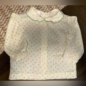 Vintage Floral Long Sleeve Baby Top